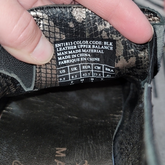 LOUNGE by MARK NASON ENCLAVE LOAFER w CELTIC CROSS LEATHER SZ 9.5 - Picture 8 of 15